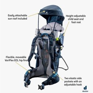 Deuter Blue Child Carrier Backpack